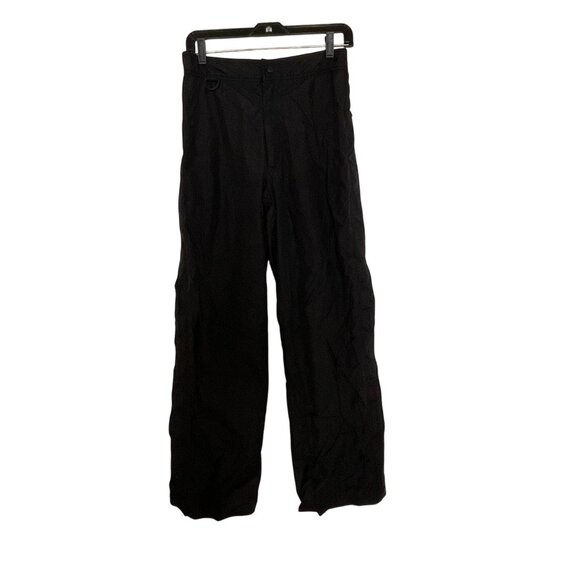 Rawik Black Snow Pants With Elastic Waist & Zipper Pockets Unisex Medium - Picture 1 of 6